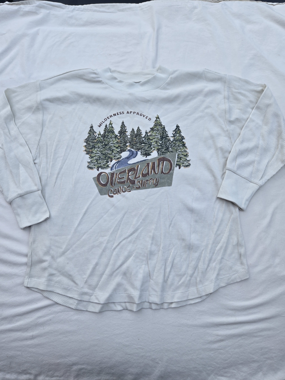 Sonoma Cream Long-Sleeve Overland Canoe Graphic Tee